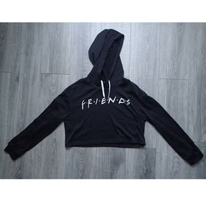 Friends TV Show Cropped Hoodie Shirt